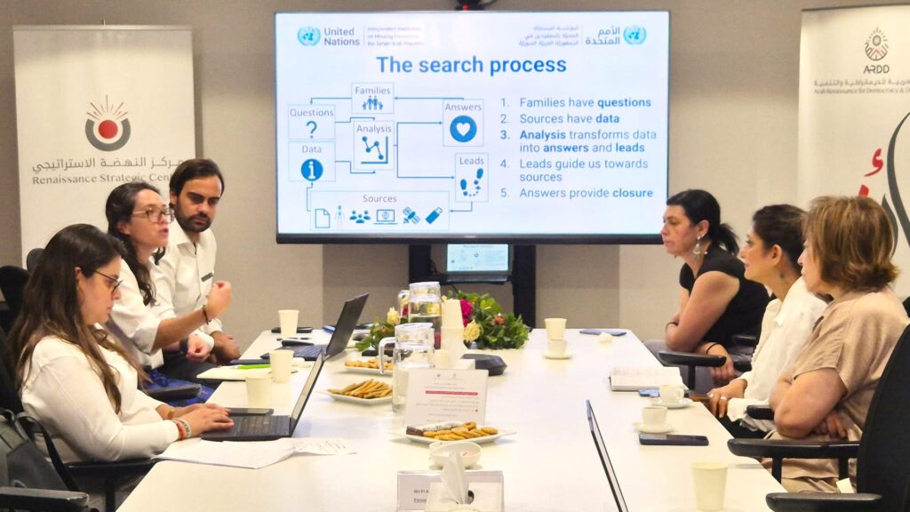 المؤسسة المستقلة المعنية بالمفقودين تزور النهضة (أرض) لبحث الأولويات المشتركة مع مرفأ